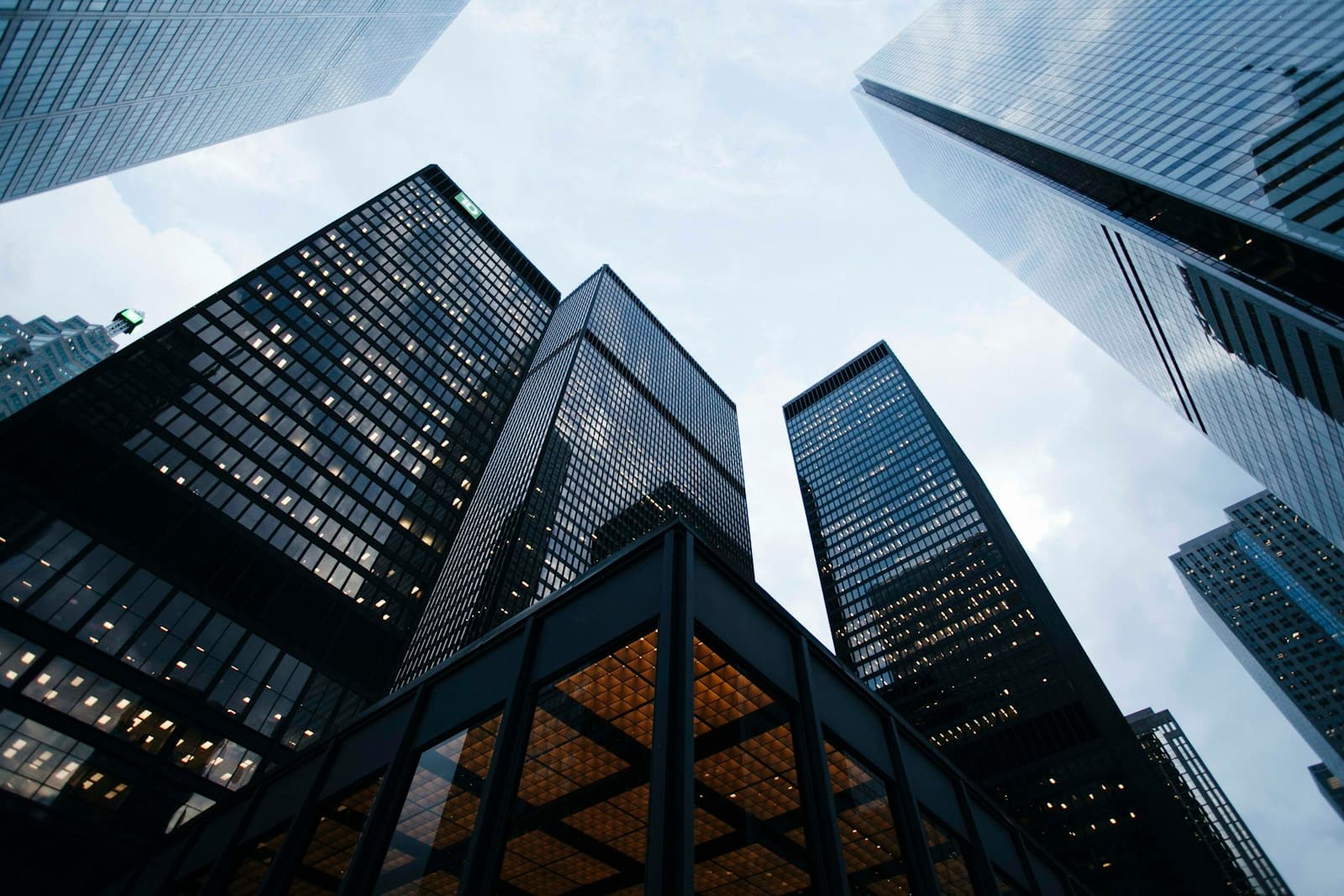High-rise office building facade